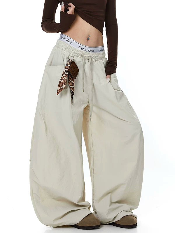 Wide Leg Paratrooper Cargo Pants 3