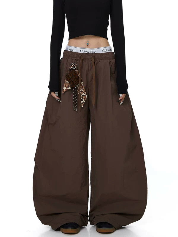 Wide Leg Paratrooper Cargo Pants 4