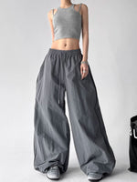 Wide Leg Paratrooper Casual Pants 5
