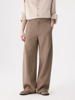 Wide-Leg Pleated Casual Dress Pants 5