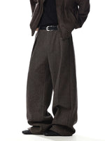 Wide Leg Pleated Casual Pants 2