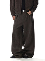Wide Leg Pleated Casual Pants 3