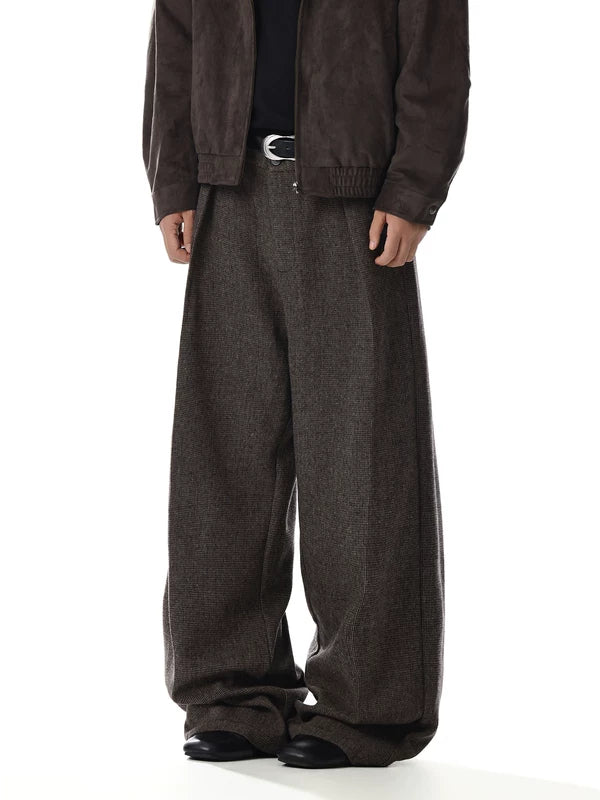 Wide Leg Pleated Casual Pants 4