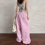 6205859919736,6205859919737,6205859919738, Wide Leg Pleated Sweatpants Lounge Pants