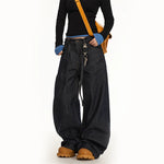 alt_id_2868791840, Wide-Leg Raw Denim Casual Pants