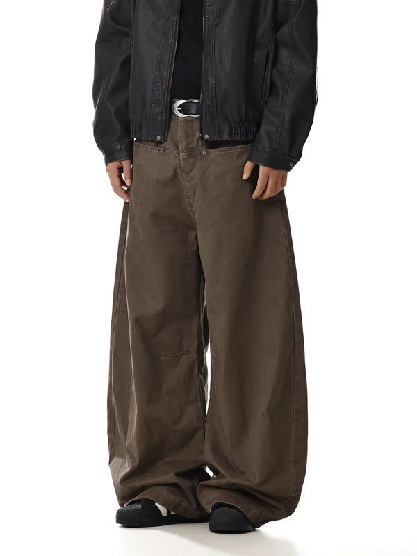 Wide Leg Retro Cargo Pants 2