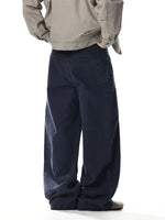 Wide Leg Rivet Detail Denim Pants 5