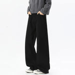 6019084040344,6019084040345,6019084040346,6019084040347,6019084040348, Wide Leg Straight Fit Casual Pants