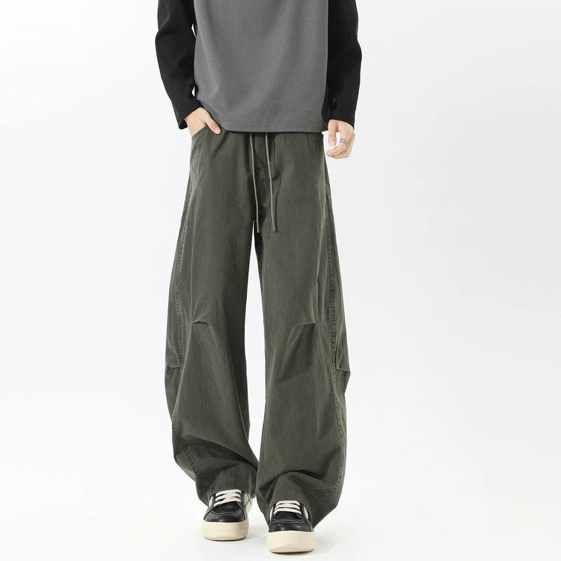 5877857016269,5877857016270,5877857016271,5877857016272,5877857016273, Wide Leg Streetwear Cargo Pants