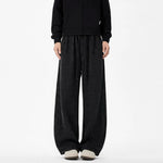 6192221238692,6192221238693,6192221238694,6192221238695,6192221238696, Wide Leg Textured Knit Casual Pants