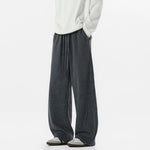 6192221238697,6192221238698,6192221238699,6192221238700,6192221238701, Wide Leg Textured Knit Casual Pants