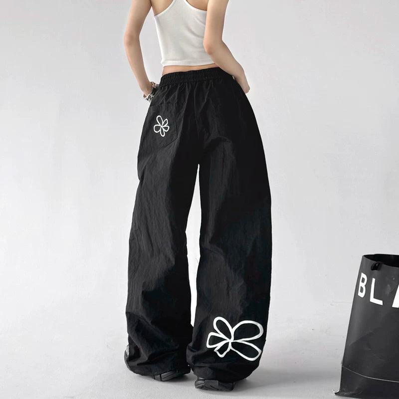 6192219422394,6192219422395,6192219422396,6192219422397,6192219422398,6192219422399,6192219422400,6192219422401, Wide Leg Workwear Pants with Floral Print