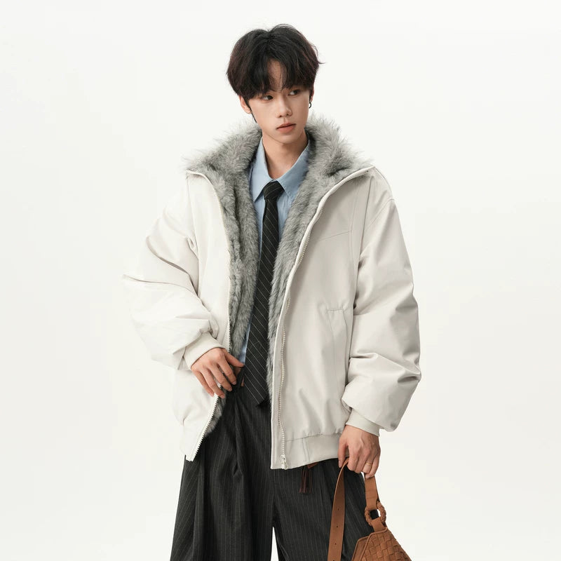 Winter Fleece-Lined Puffer Jacket 4