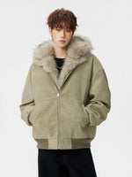 Winter Hooded Faux Fur Lined Jacket 5