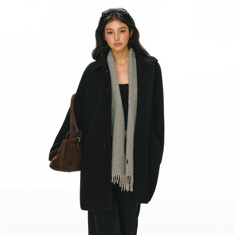 ,1627207:28341,6005692381936,1627207:28341,6005692381933,1627207:28341,6005692381935,1627207:28341,6005692381934,6005692381936,6005692381933,6005692381935,6005692381934, Wool Button-Front Long Coat