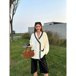 ,1627207:986622017,6011894537943,1627207:986622017,6011894537942,1627207:986622017,6011894537941,6011894537943,6011894537942,6011894537941, Wool Knit V-Neck Cardigan Sweater