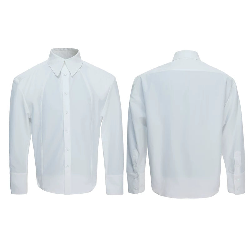 6024093356736,6024093356737,6024093356738,6024093356739,6024093356740, Wrinkle-Resistant Long Sleeve Button-Up Shirt