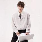 6183390367176,6183390367178,6183390367180,6183390367182, Wrinkle-Resistant Two-Piece Dress Shirt