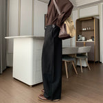 6192147990117,6192147990118,6192147990119, Wrinkle-Resistant Wide-Leg Casual Dress Pants