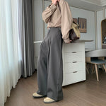 6192147990120,6192147990121,6192147990122, Wrinkle-Resistant Wide-Leg Casual Dress Pants