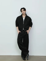 Zip Front Sweatshirt Jacket and Pants 3