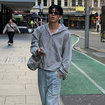 6036414801961,6036414801962,6036414801963,6036414801964,6036414801965, Zip Up Hooded Cardigan Sweatshirt