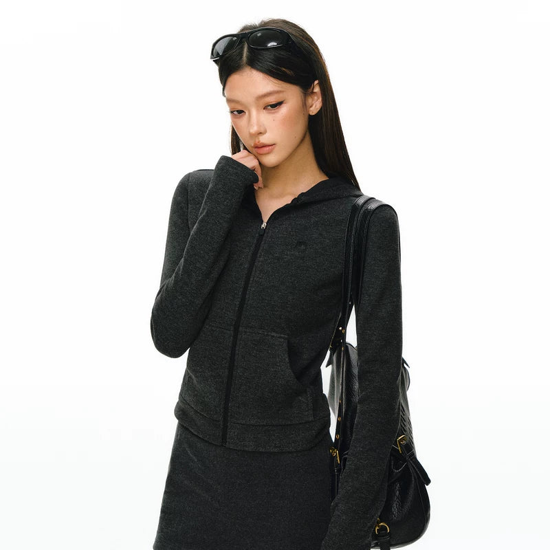 Zip-Up Hoodie and Pants Lounge Set 3