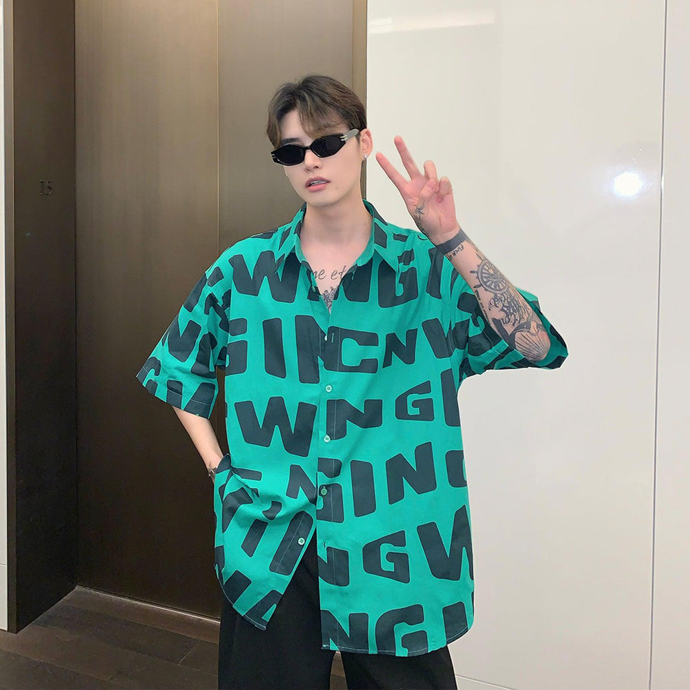 Alphabet Print Shirt