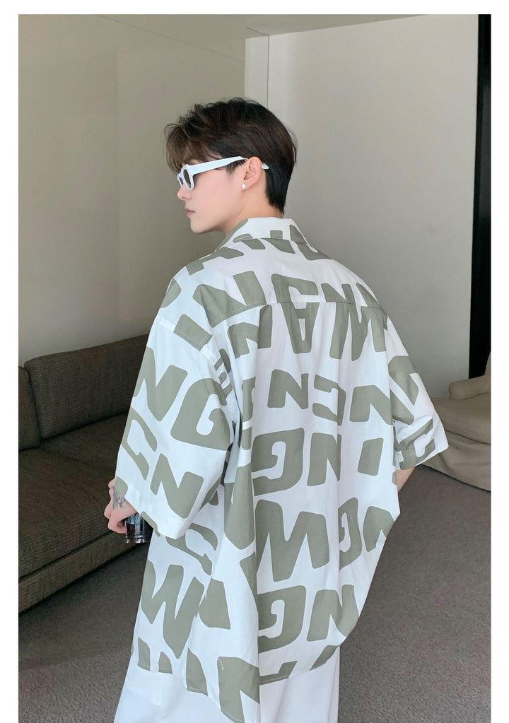 Alphabet Print Shirt