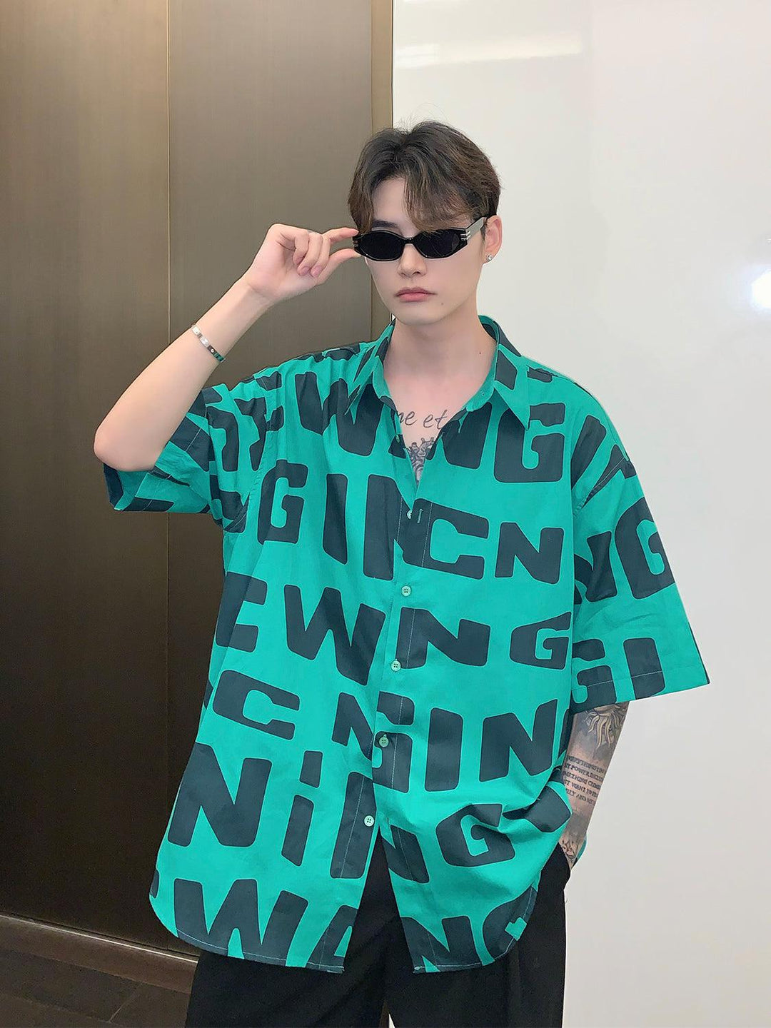 Alphabet Print Shirt