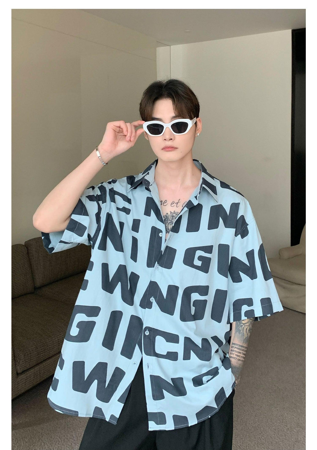 Alphabet Print Shirt