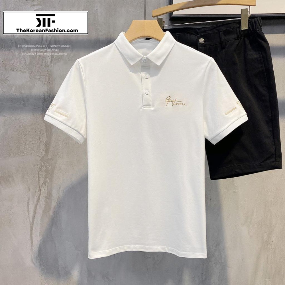 Art Embroidery Polo T-Shirt