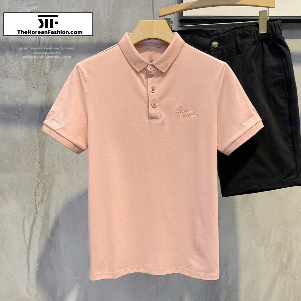 Art Embroidery Polo T-Shirt