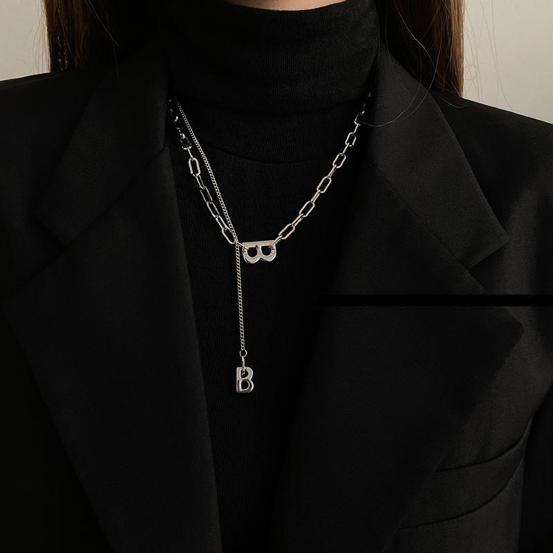B Letter Necklace