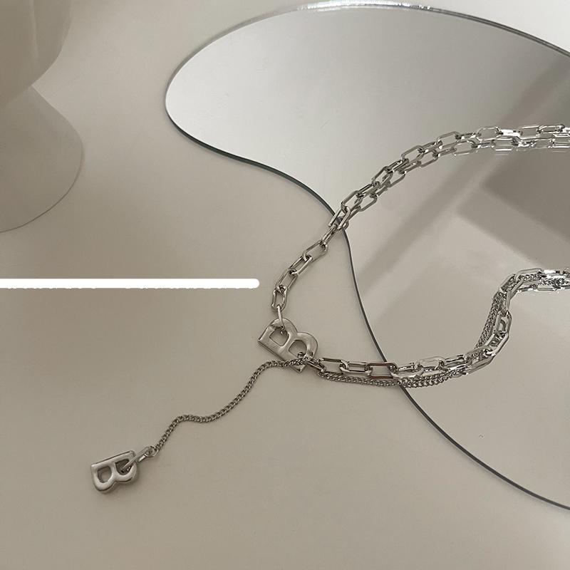 B Letter Necklace