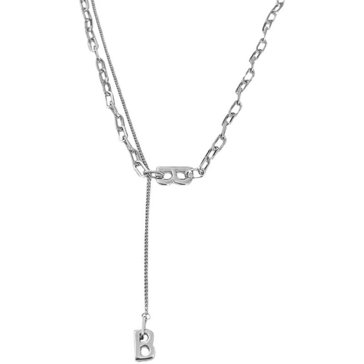 B Letter Necklace