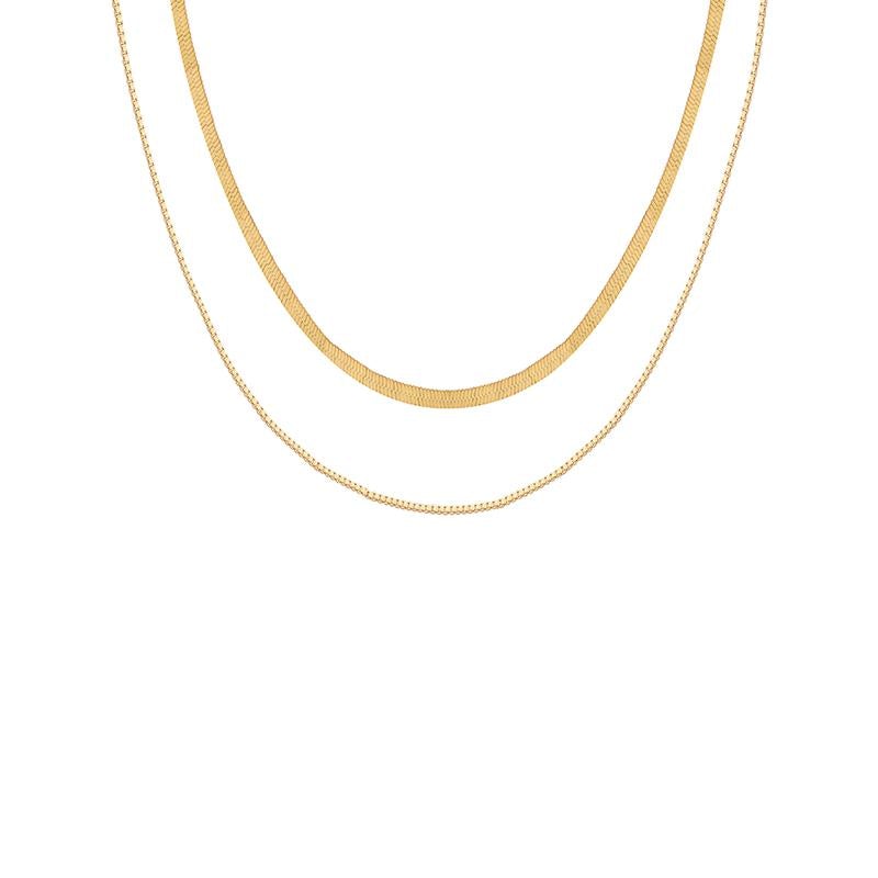 Basic Necklace Two Piece Set