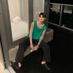 Basic Sleeveless T-Shirt