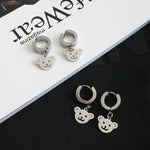 Bear Pendant Earrings