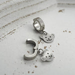 Bear Pendant Earrings