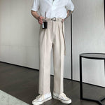 Belted Pleated Pants