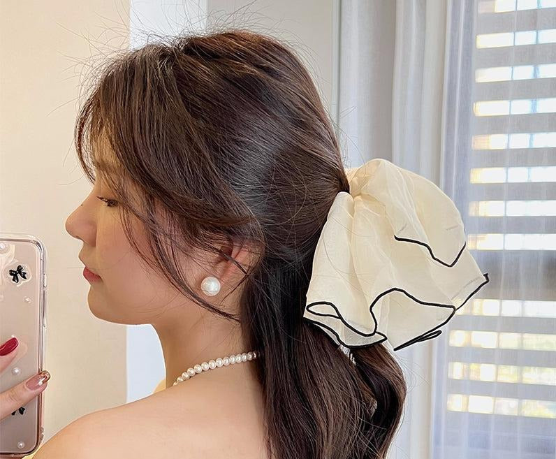 Big Organza Scrunchies