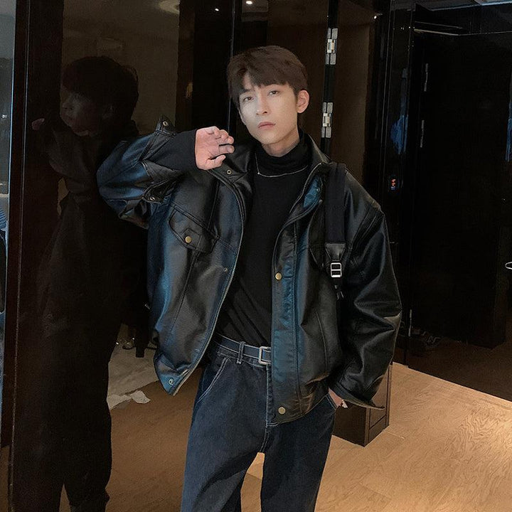 Biker Faux Leather Jacket
