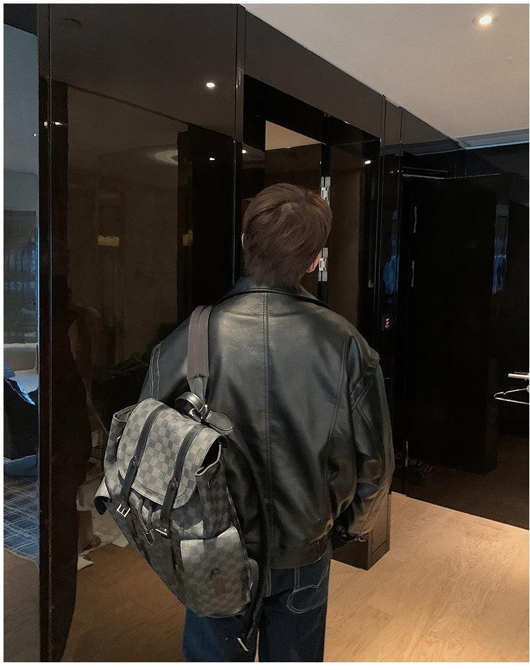 Biker Faux Leather Jacket