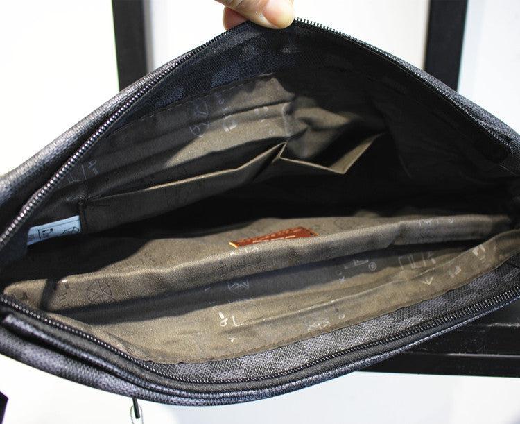 Black Checkered Crossbody Bag