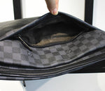 Black Checkered Crossbody Bag