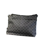 Black Checkered Crossbody Bag