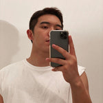 Black Cube Stud Earrings