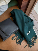 Black Faux Leather Crossbody Bag