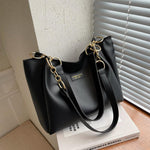 Black Large Capacity Tote Bag